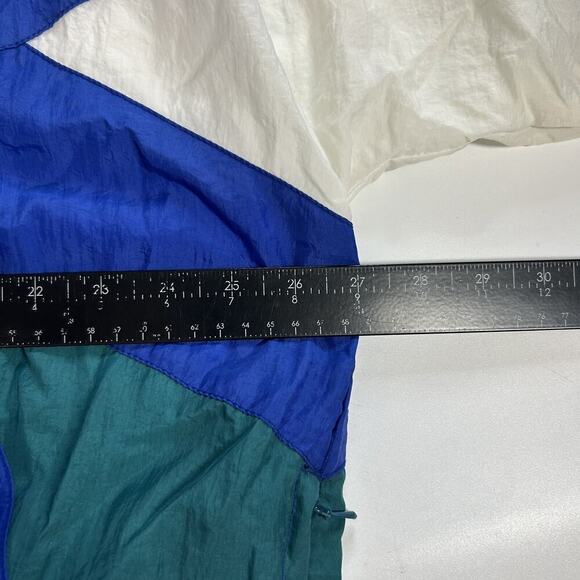 Vintage 90s Nike Full Zip Multicolor Colorblock Jacket Mens XLT - Picture 6 of 9